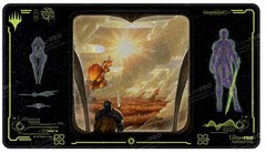 Ultra Pro 38883 - MTG EOE Playmat - Holofoil White; Adagia, Windswept Bastion
